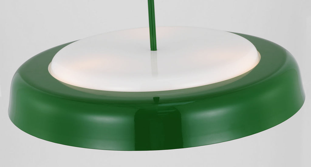 Draper Extra Large Pendant Green