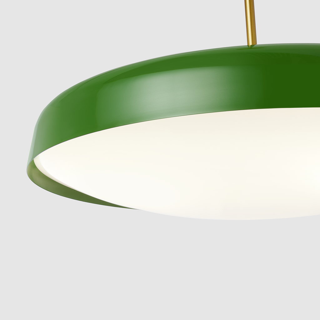 Draper Extra Large Pendant Green
