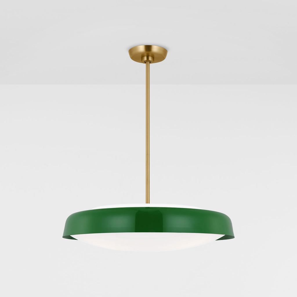 Draper Extra Large Pendant Green