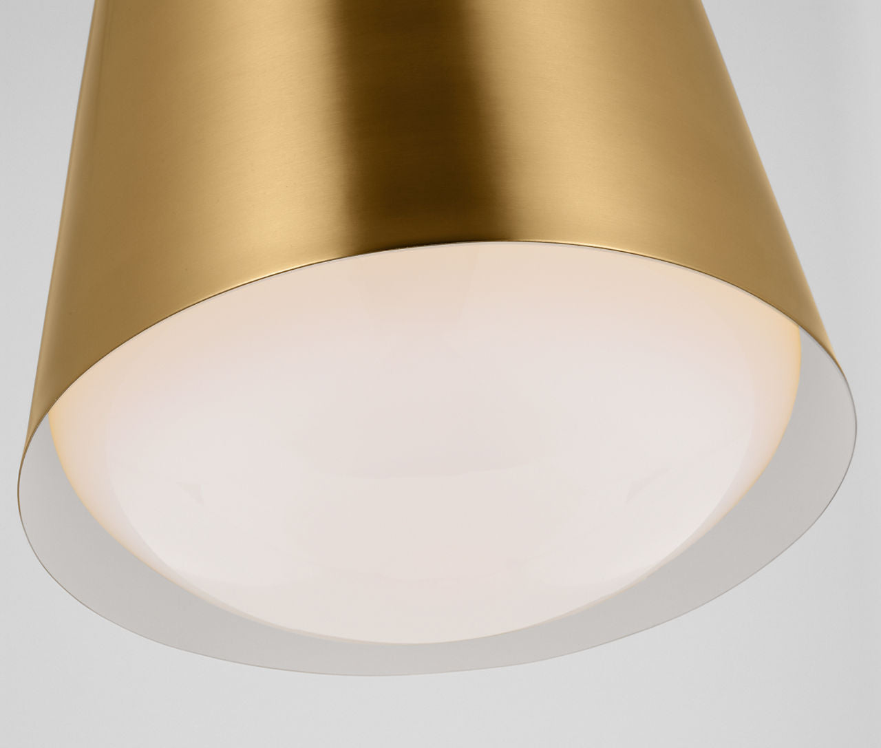 Draper Small Pendant Burnished Brass