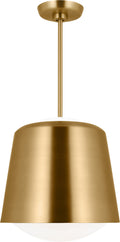 Draper Small Pendant Burnished Brass