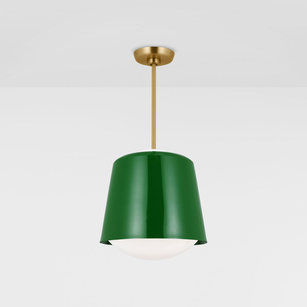 Draper Small Pendant Green