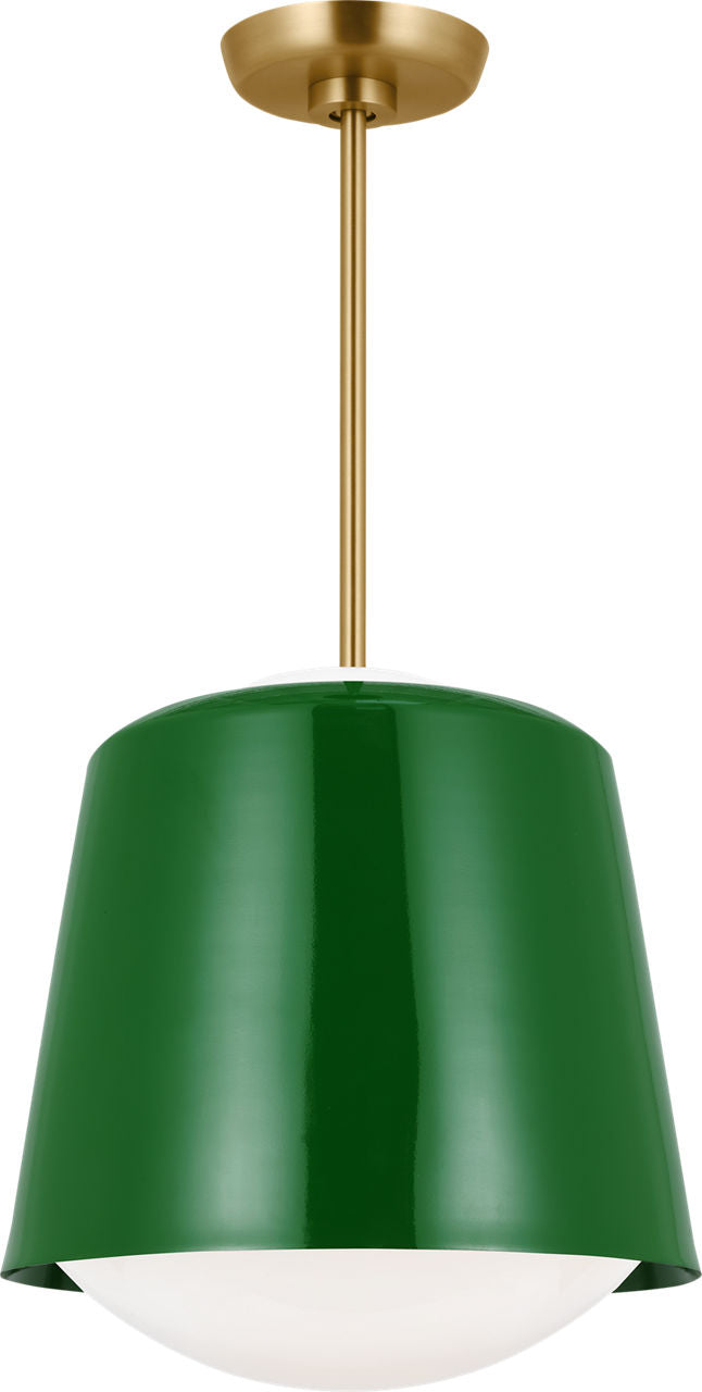 Draper Small Pendant Green