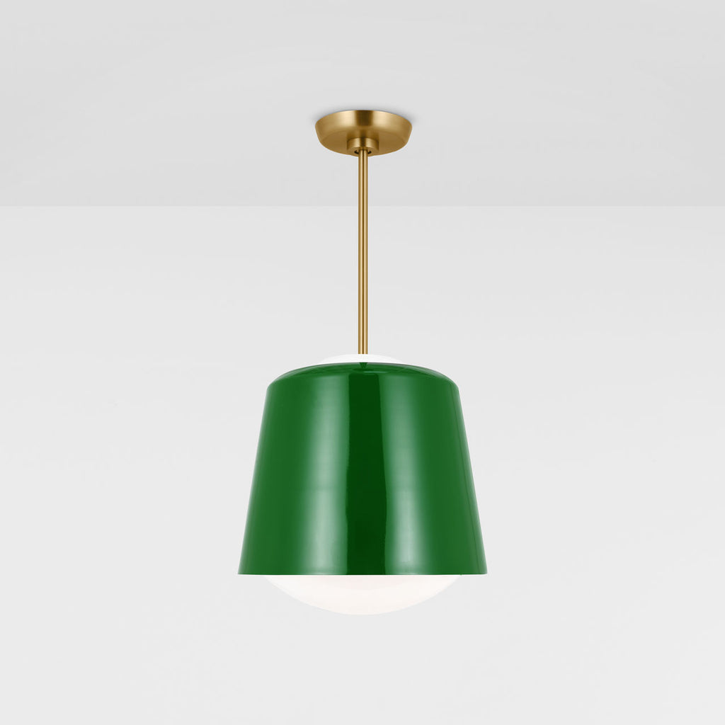 Draper Small Pendant Green