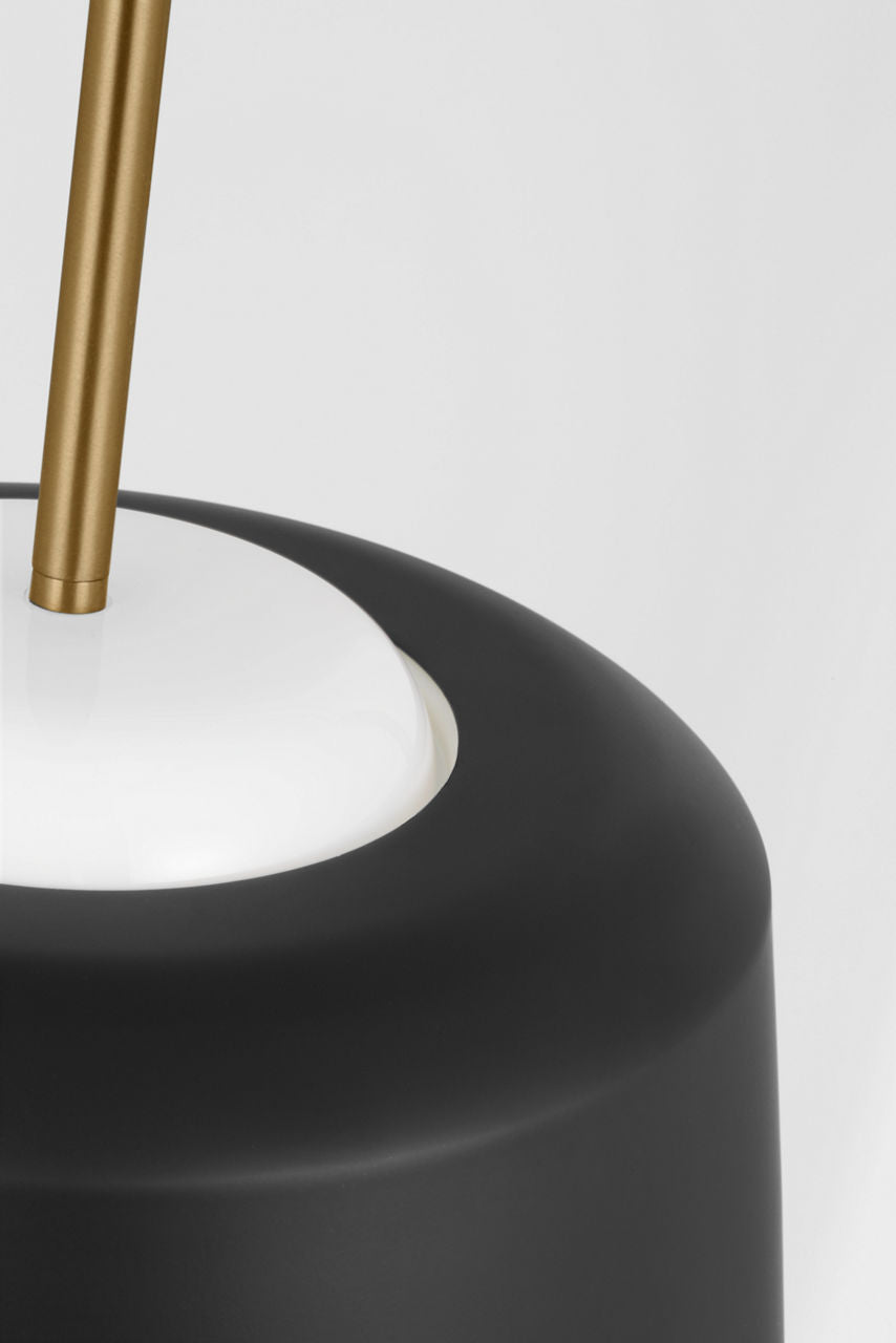Draper Small Pendant Midnight Black
