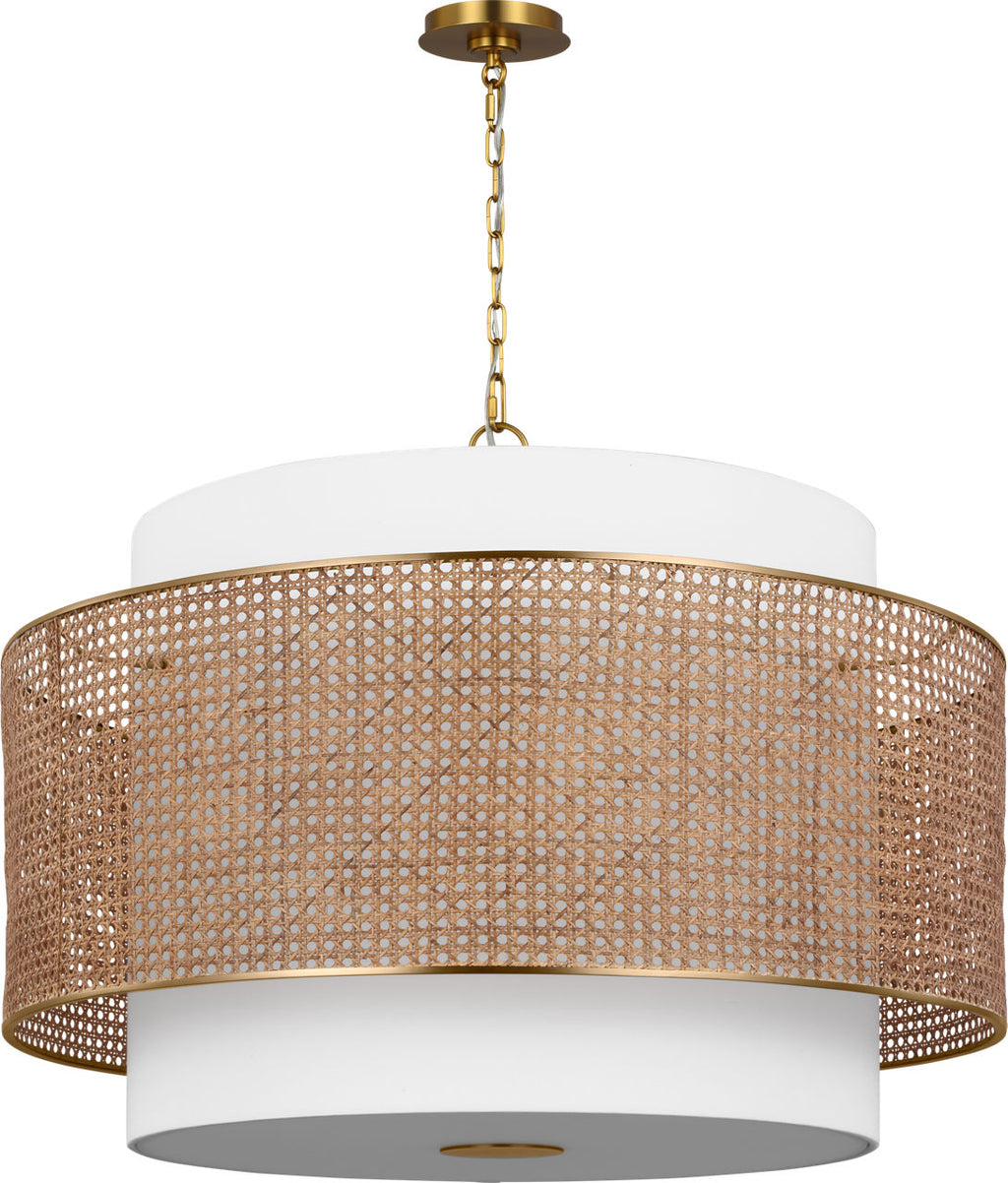 Sawyer Extra Large Hanging Shade Blonde Rattan