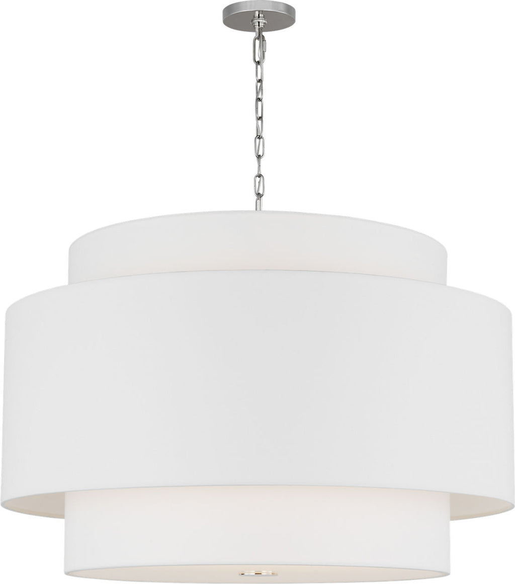 Sawyer Extra Large Hanging Shade Polished Nickel