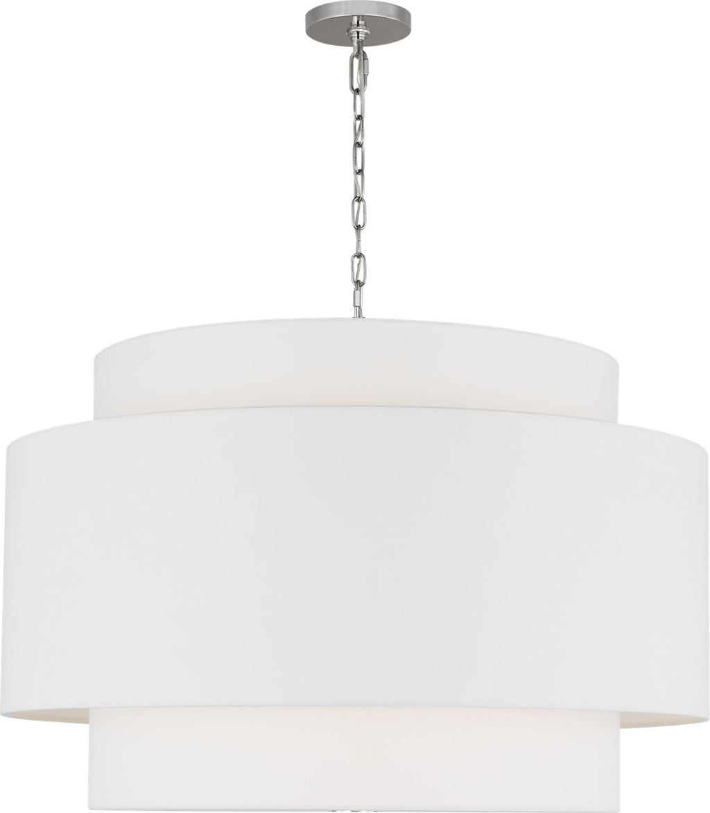 Sawyer Extra Large Hanging Shade Polished Nickel