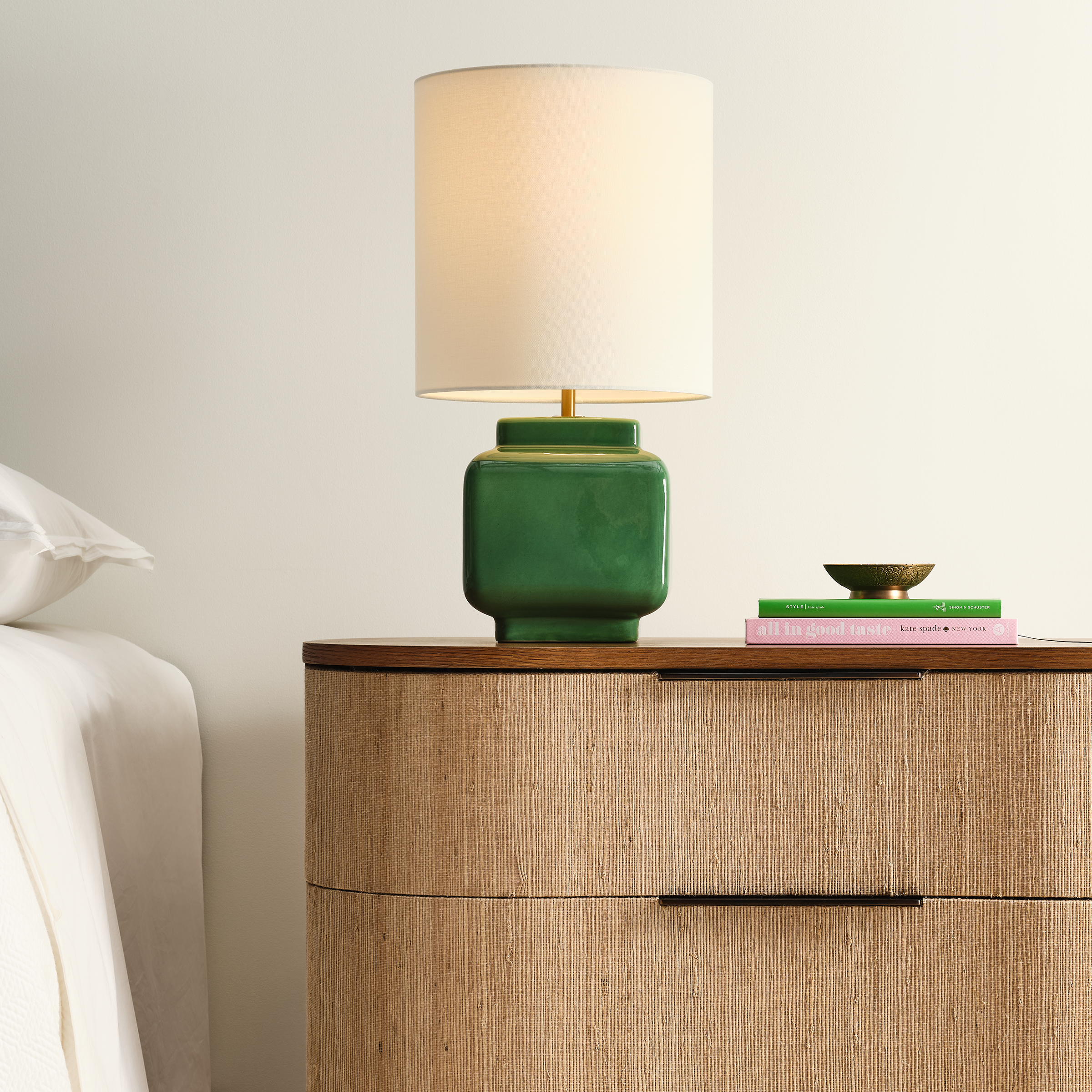 Anderson Medium Table Lamp Green Bulbs Inc