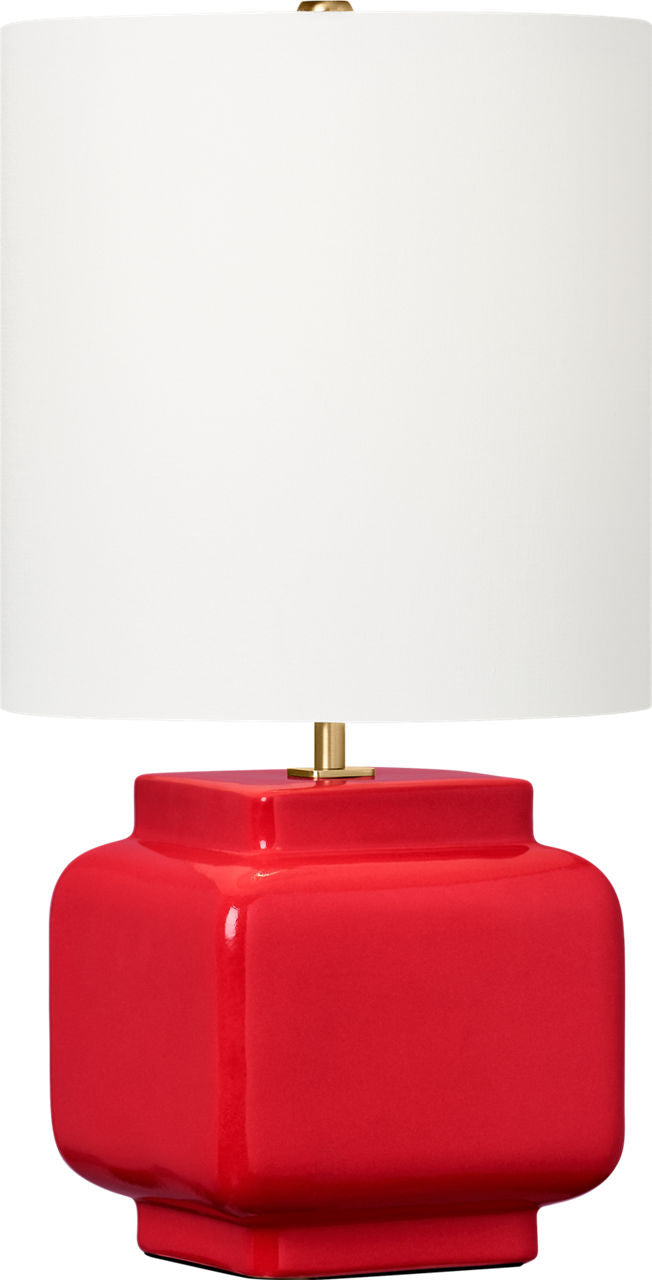 Anderson Medium Table Lamp Lucent Red Bulbs Inc