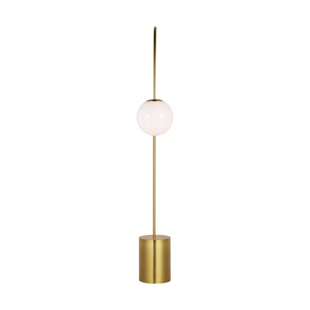 Noemie Extra Large Floor Lamp Burnished Brass Bulbs Inc