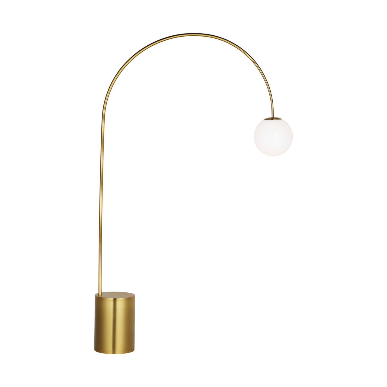 Noemie Extra Large Floor Lamp Burnished Brass Bulbs Inc