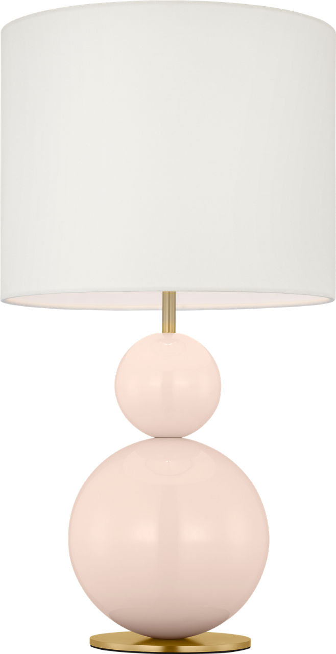 Suki Medium Table Lamp Blush Bulbs Inc