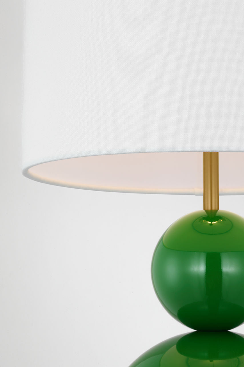 Suki Medium Table Lamp Green