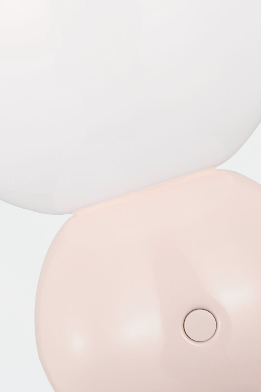 Suki Rechargeable Mini Table Lamp Blush Bulbs Inc