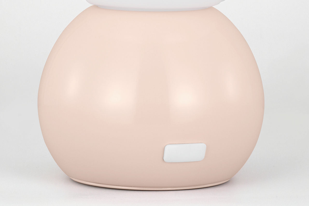 Suki Rechargeable Mini Table Lamp Blush Bulbs Inc