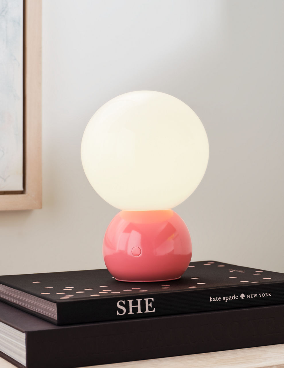 Suki Rechargeable Mini Table Lamp Coral Bulbs Inc