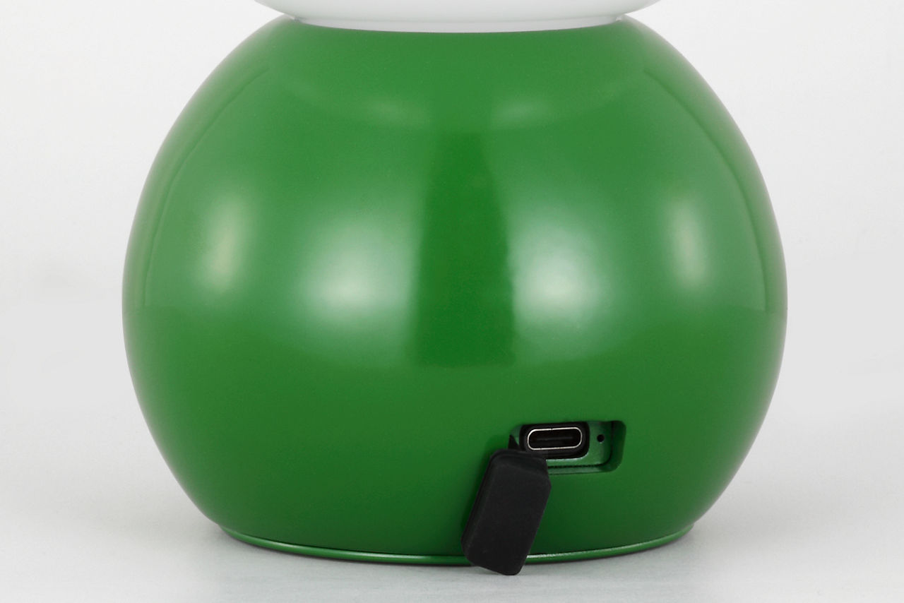 Suki Rechargeable Mini Table Lamp Green Bulbs Inc