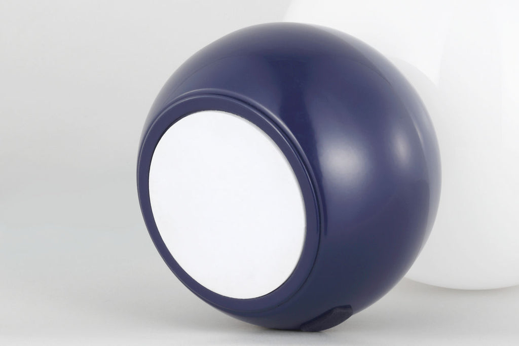 Suki Rechargeable Mini Table Lamp Navy Bulbs Inc