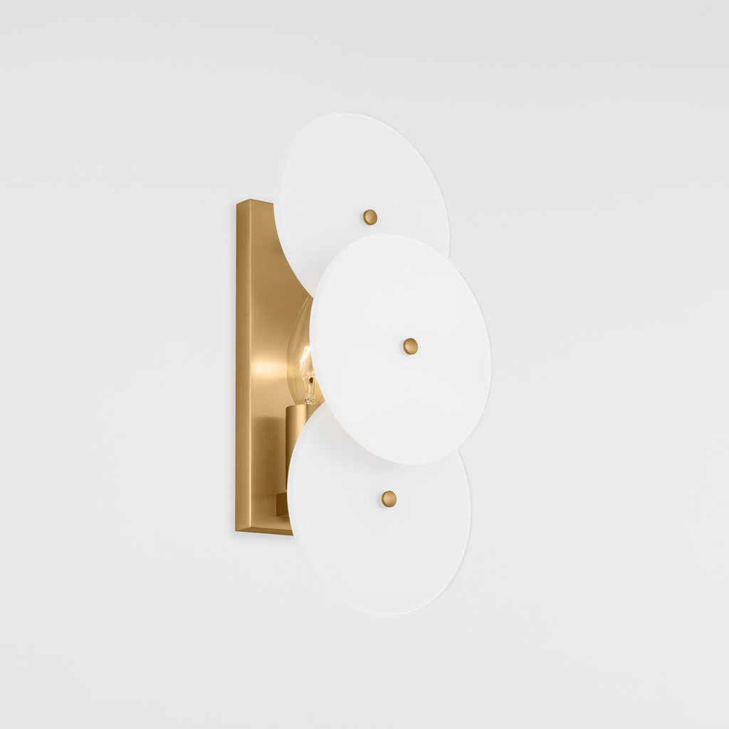 Emery Small Sconce Burnished Brass