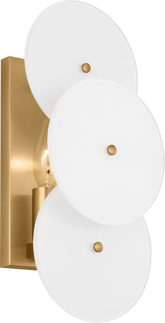 Emery Small Sconce Burnished Brass