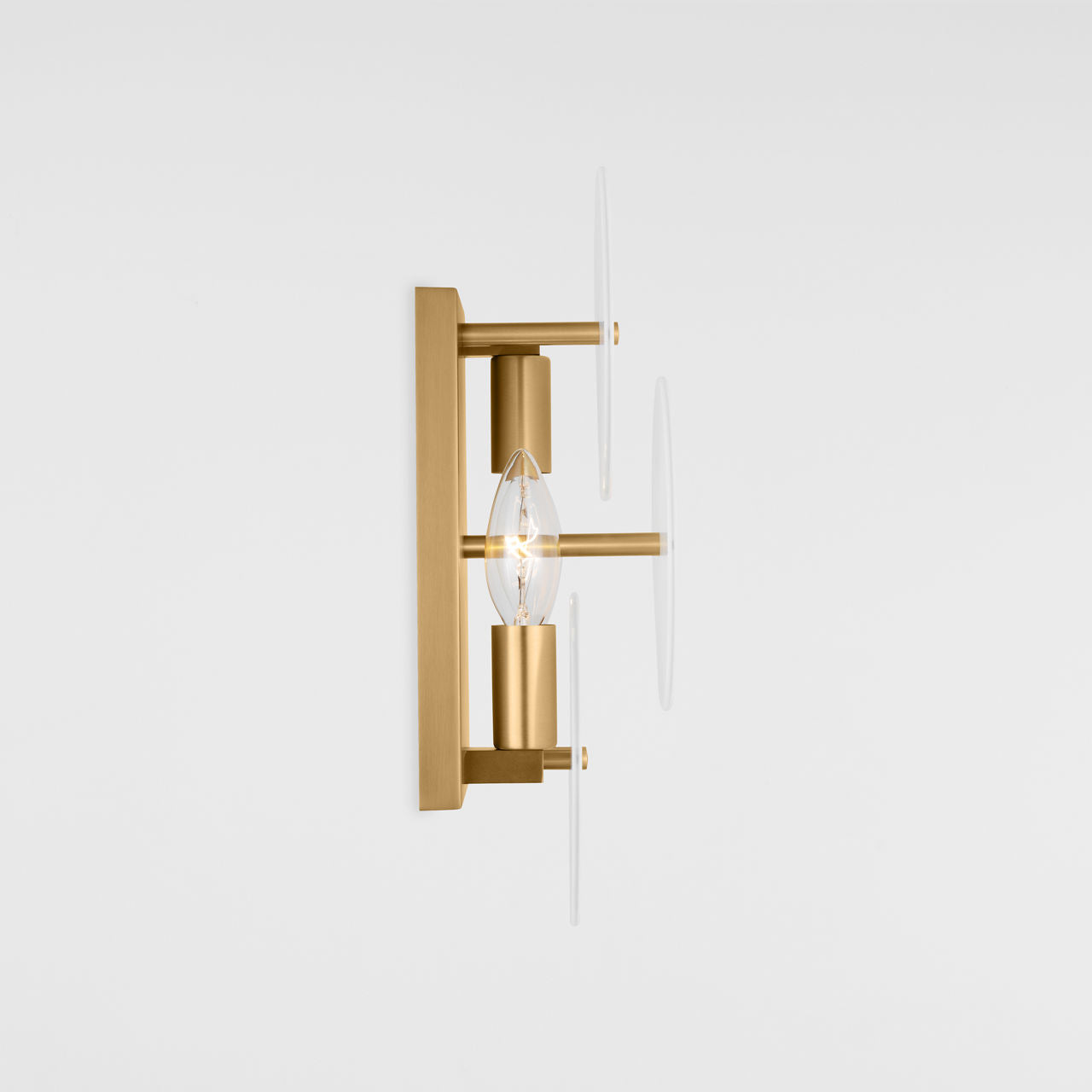 Emery Small Sconce Burnished Brass