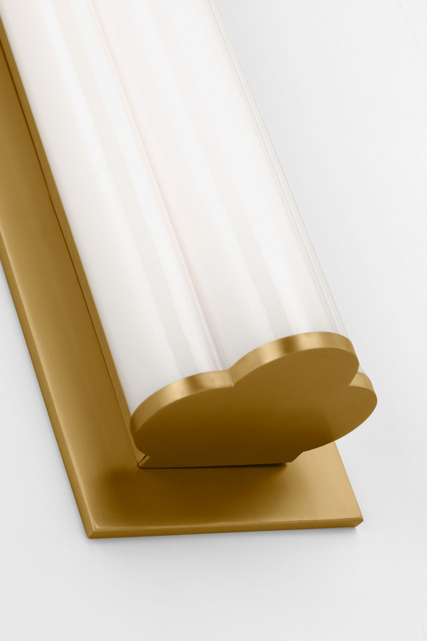 Freya Large Vanity Burnished Brass Bulbs Inc