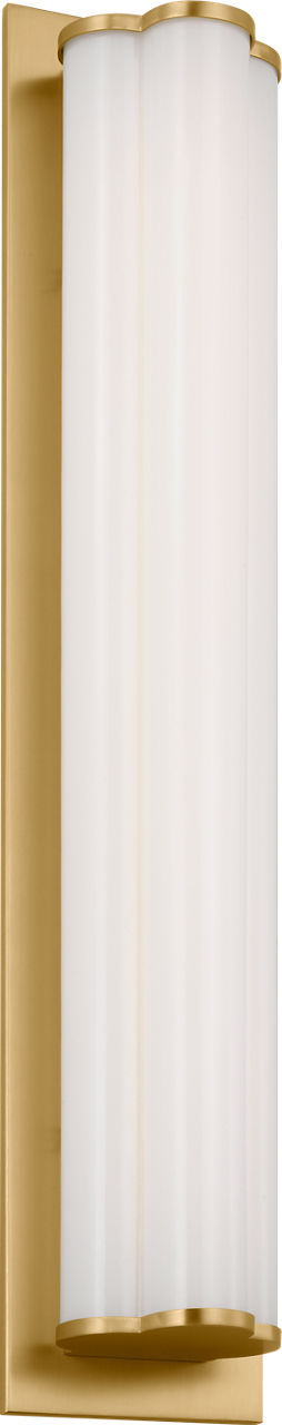 Freya Medium Vanity Burnished Brass Bulbs Inc