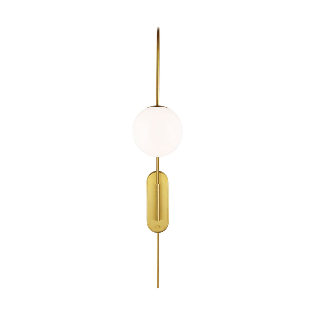 Noemie Grande Sconce Burnished Brass