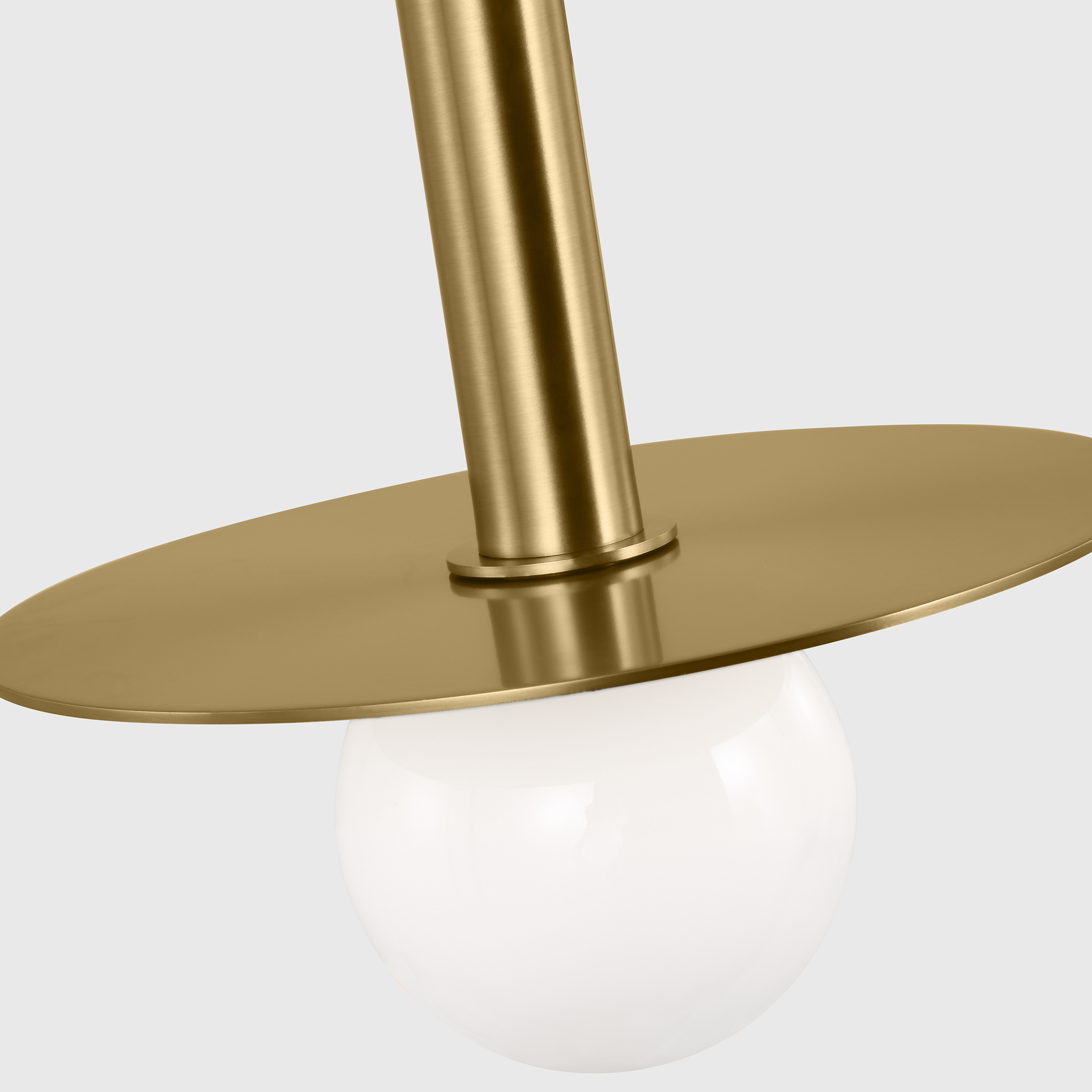 Nodes Small Linear Pendant Burnished Brass