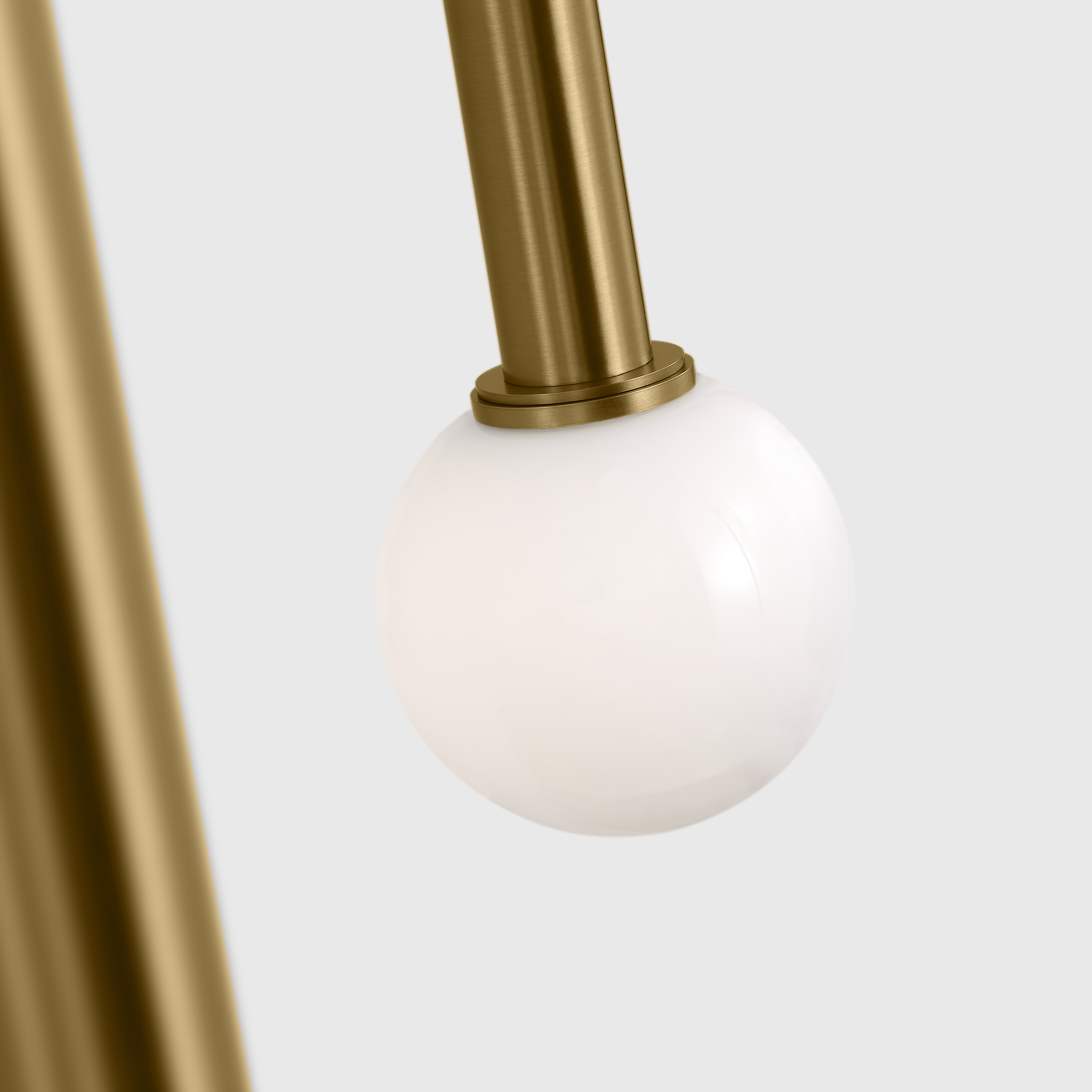 Nodes Small Linear Pendant Burnished Brass