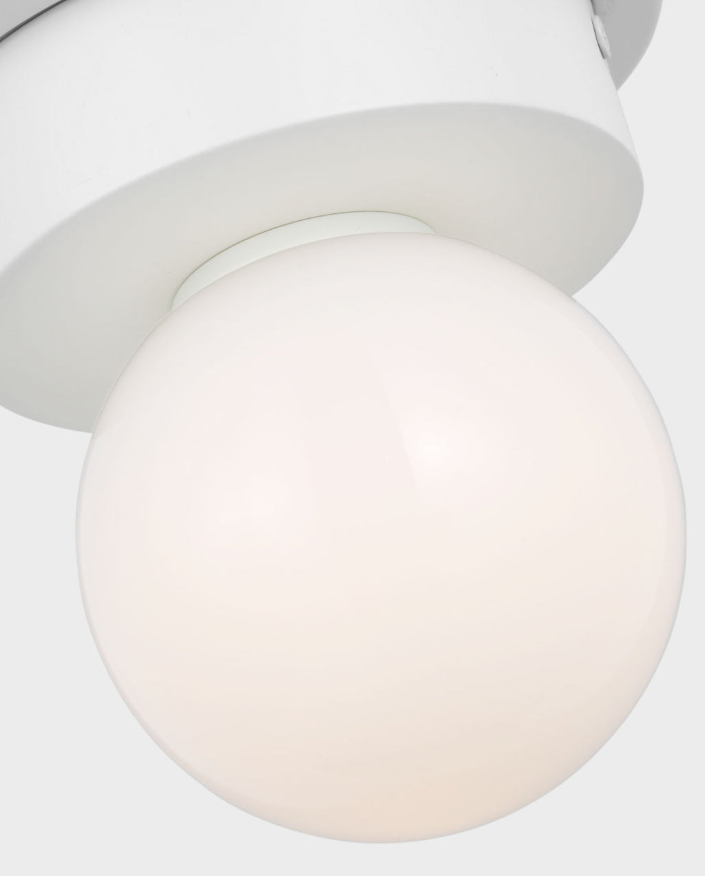 Nodes Small Flush Mount | Matte White