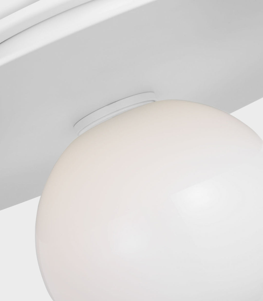 Nodes Medium Flush Mount | Matte White