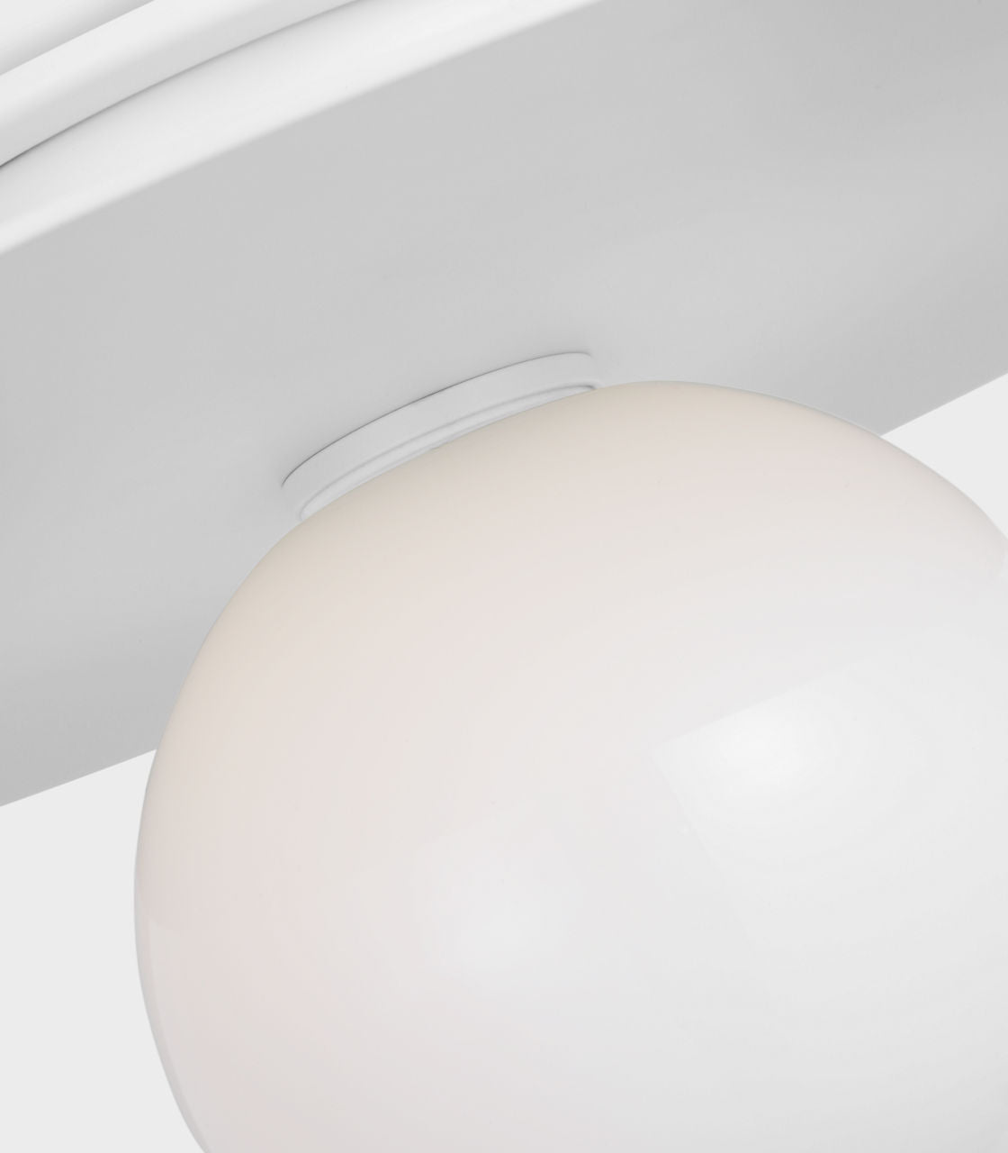 Nodes Medium Flush Mount | Matte White