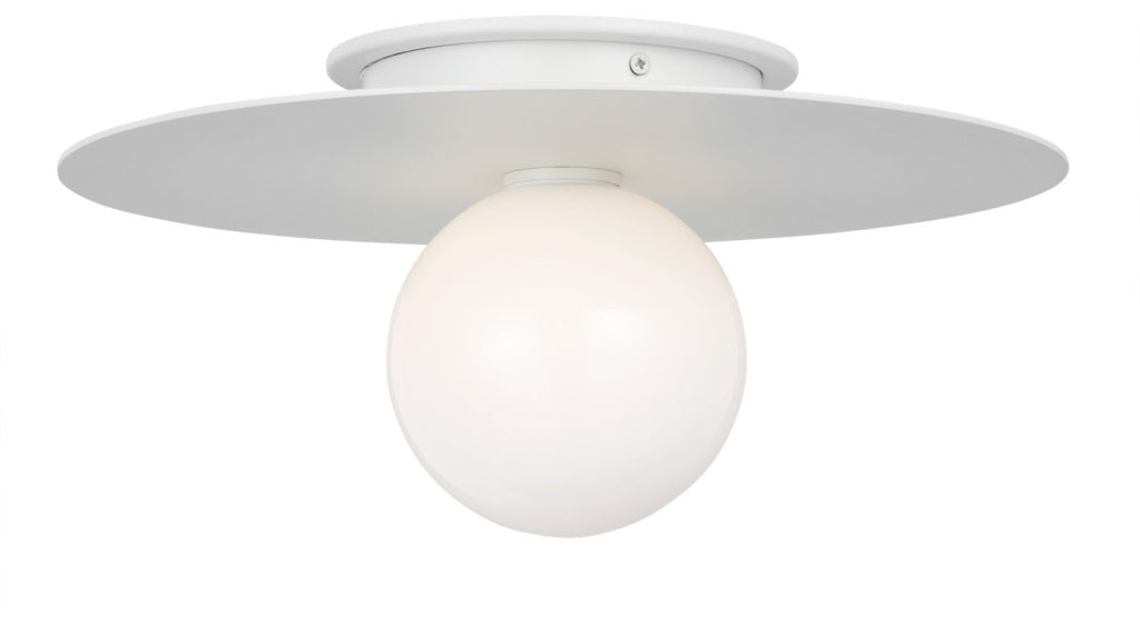 Nodes Medium Flush Mount | Matte White