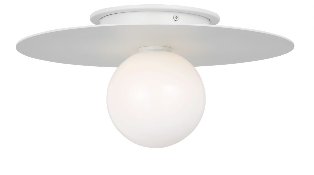 Nodes Medium Flush Mount | Matte White