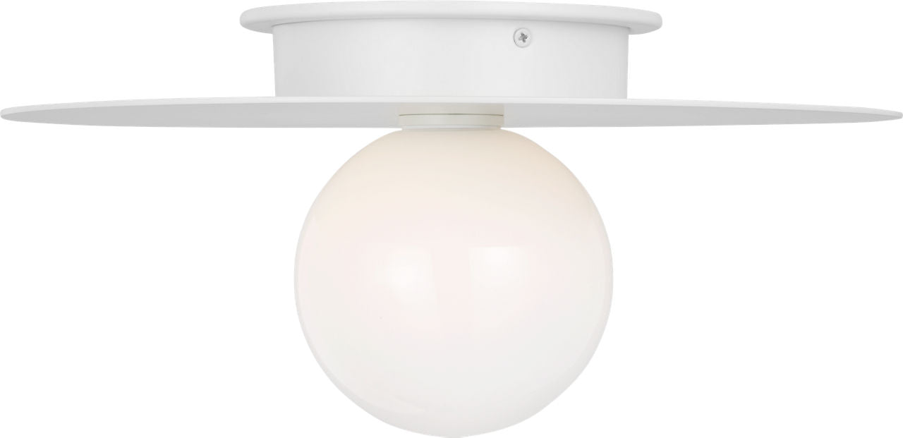 Nodes Medium Flush Mount | Matte White