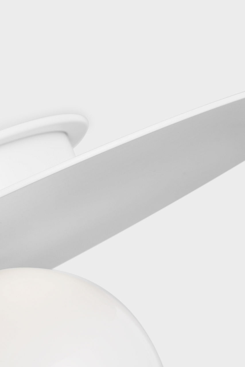 Nodes Large Flush Mount | Matte White