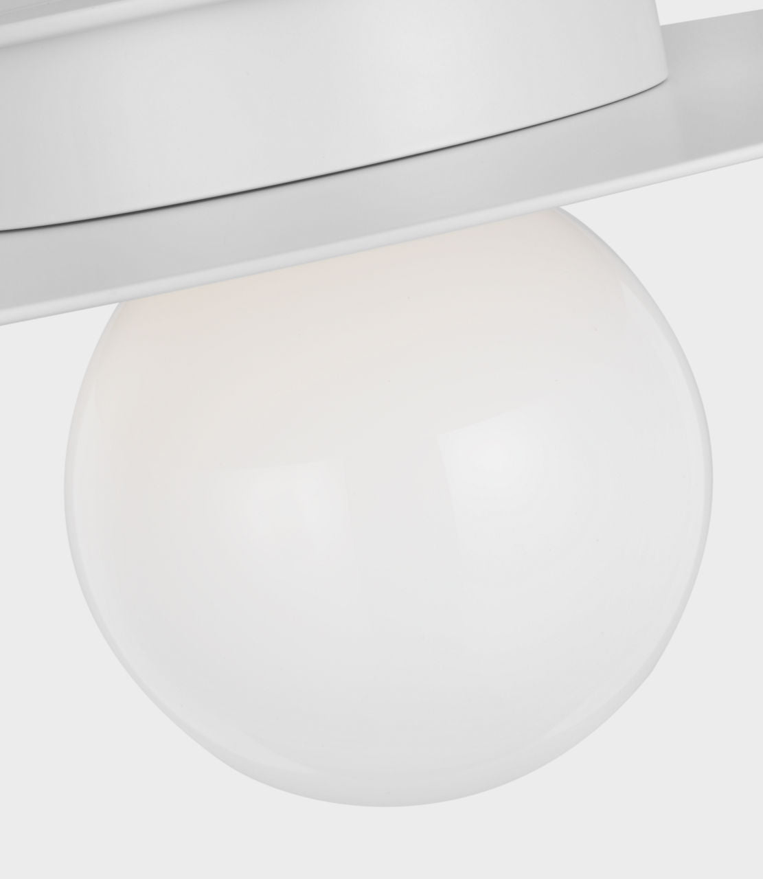 Nodes Large Flush Mount | Matte White