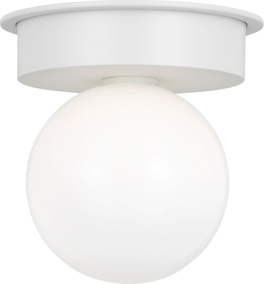 Nodes Large Flush Mount | Matte White