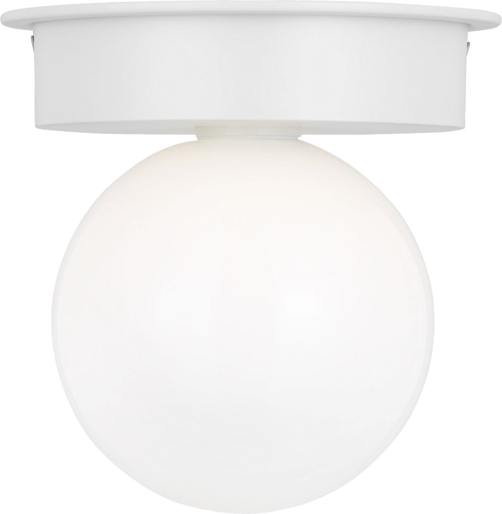 Nodes Large Flush Mount | Matte White