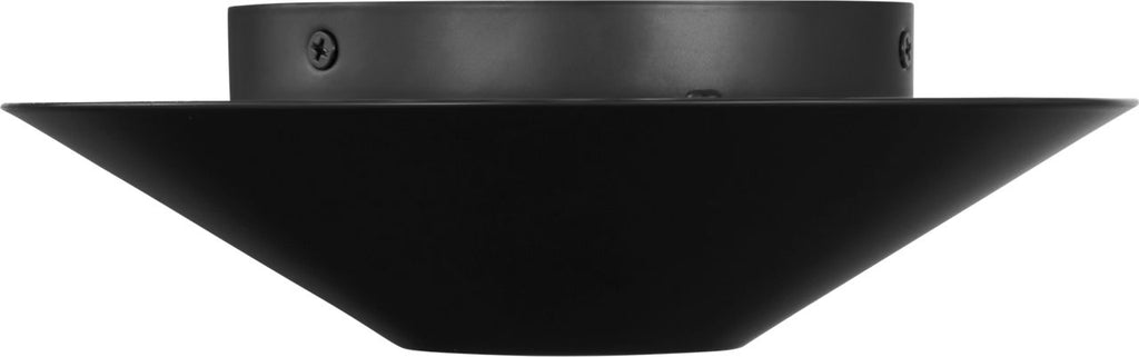Echo Small Flush Mount Midnight Black Bulbs Inc