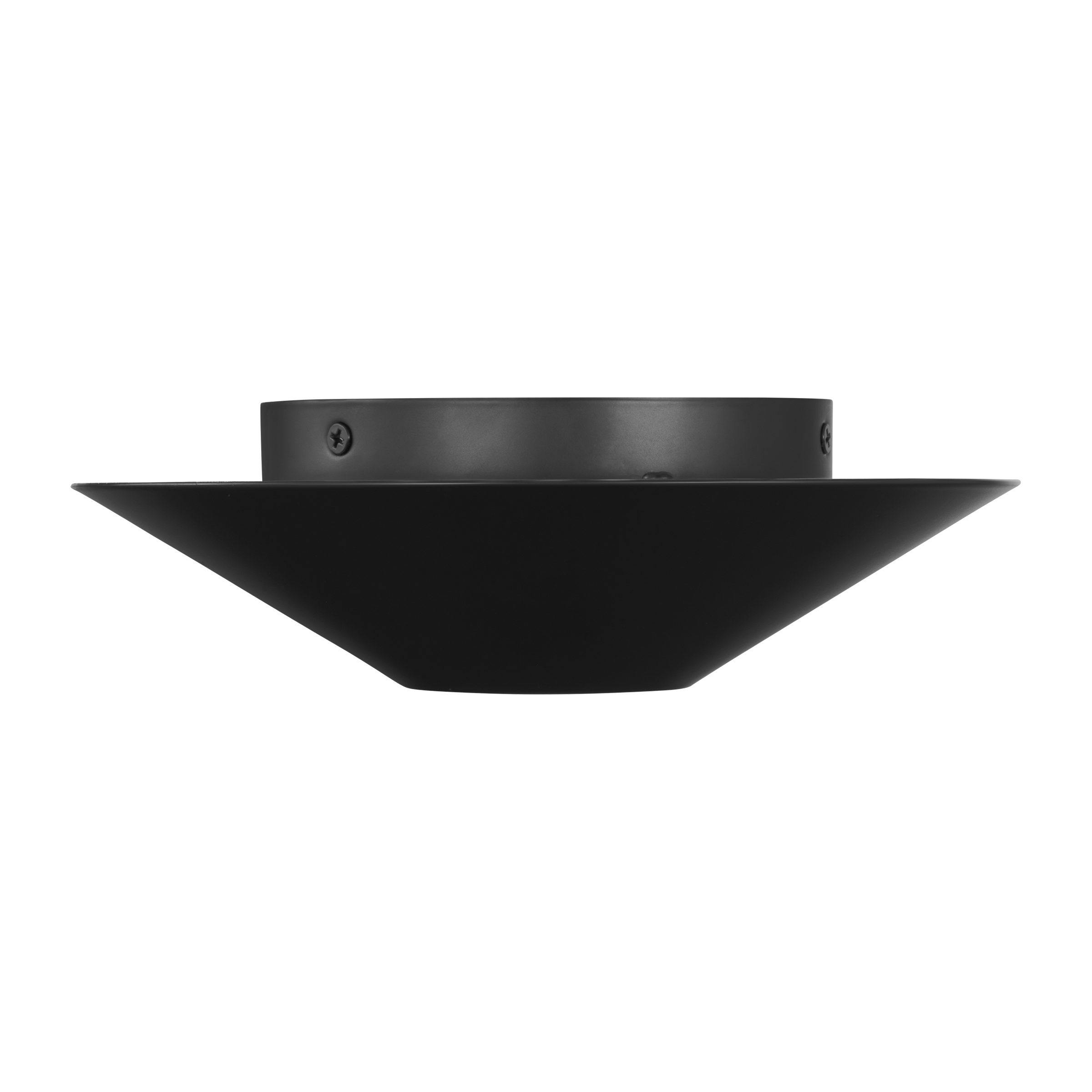 Echo Small Flush Mount Midnight Black Bulbs Inc