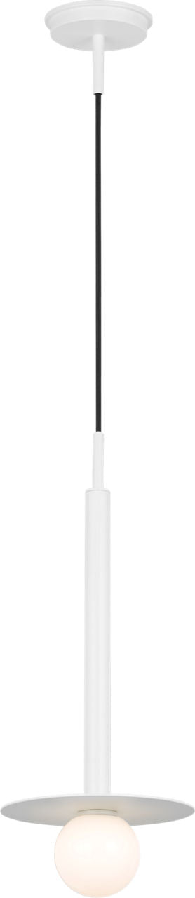 Nodes Short Pendant | Matte White