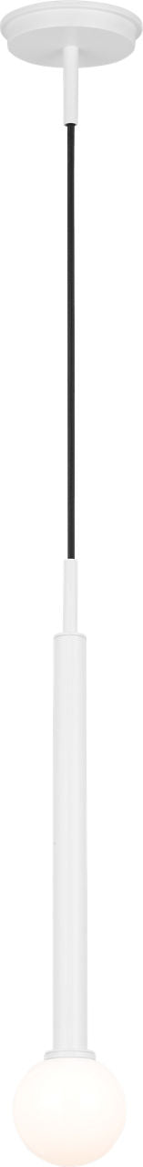 Nodes Short Pendant | Matte White