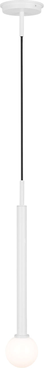 Nodes Short Pendant | Matte White