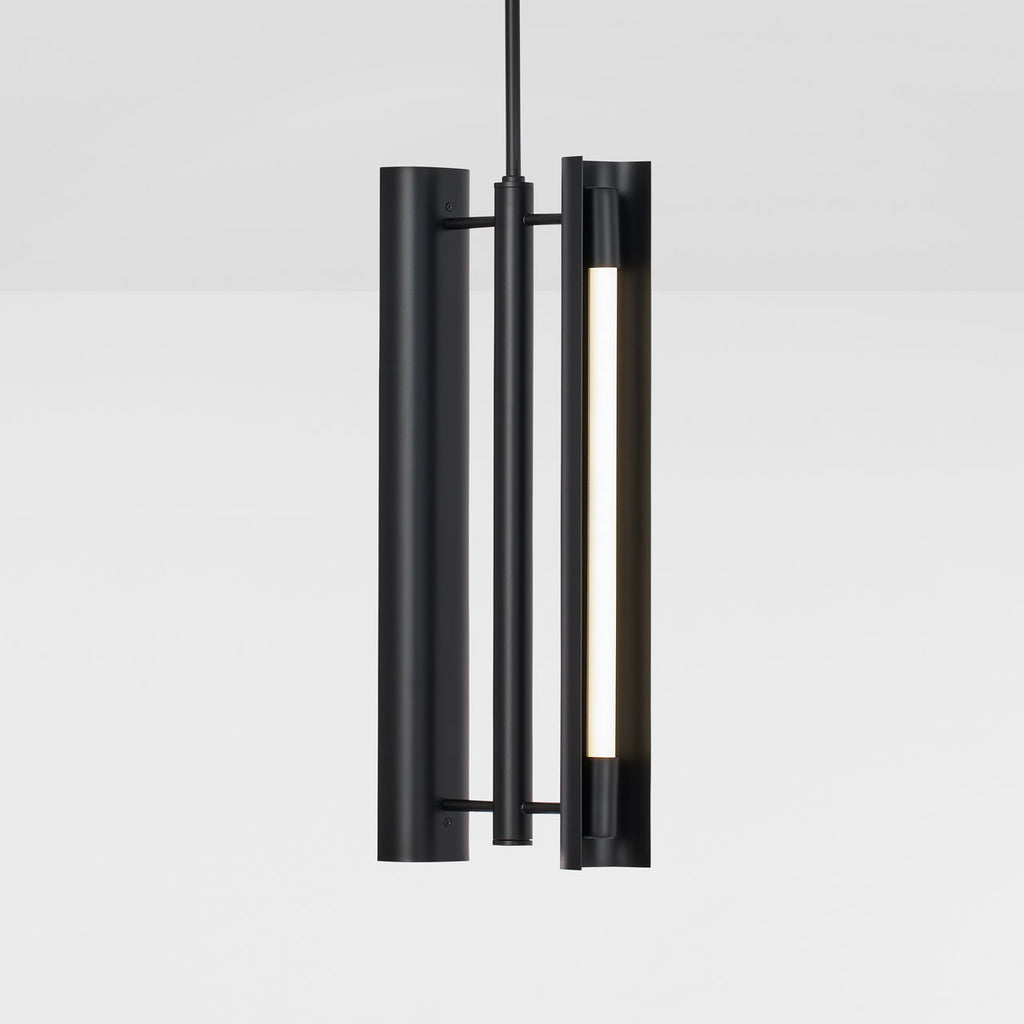 Carson Two Light Pendant Midnight Black Bulbs Inc