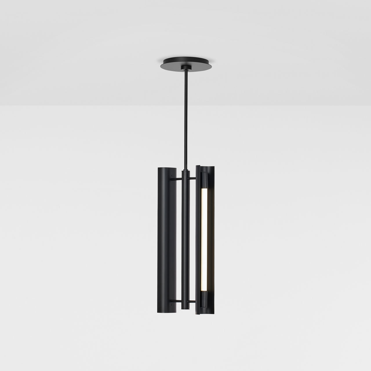 Carson Two Light Pendant Midnight Black Bulbs Inc