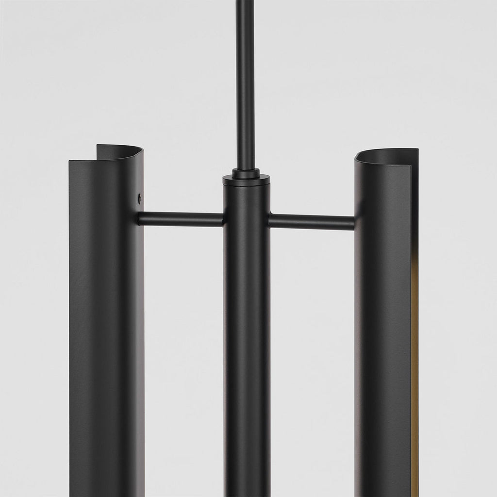 Carson Two Light Pendant Midnight Black Bulbs Inc