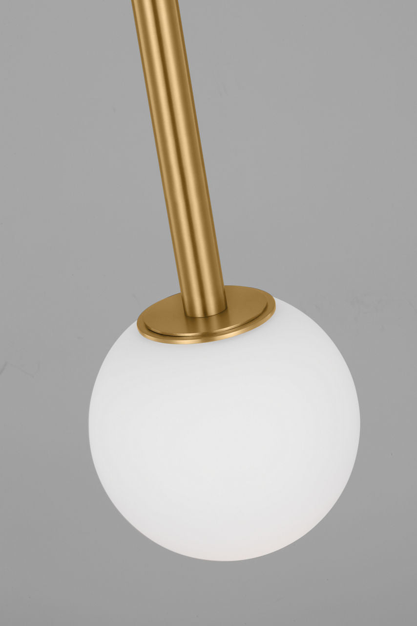Nodes Large Pendant Burnished Brass